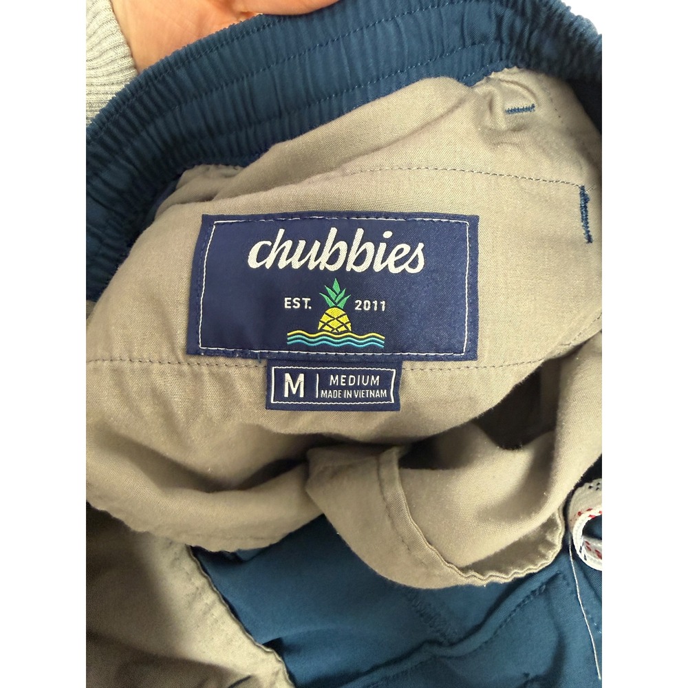 Chubbies Everywear 6" Performance Shorts Mens M Navy Athleisure Active Nautical - Picture 4 of 9